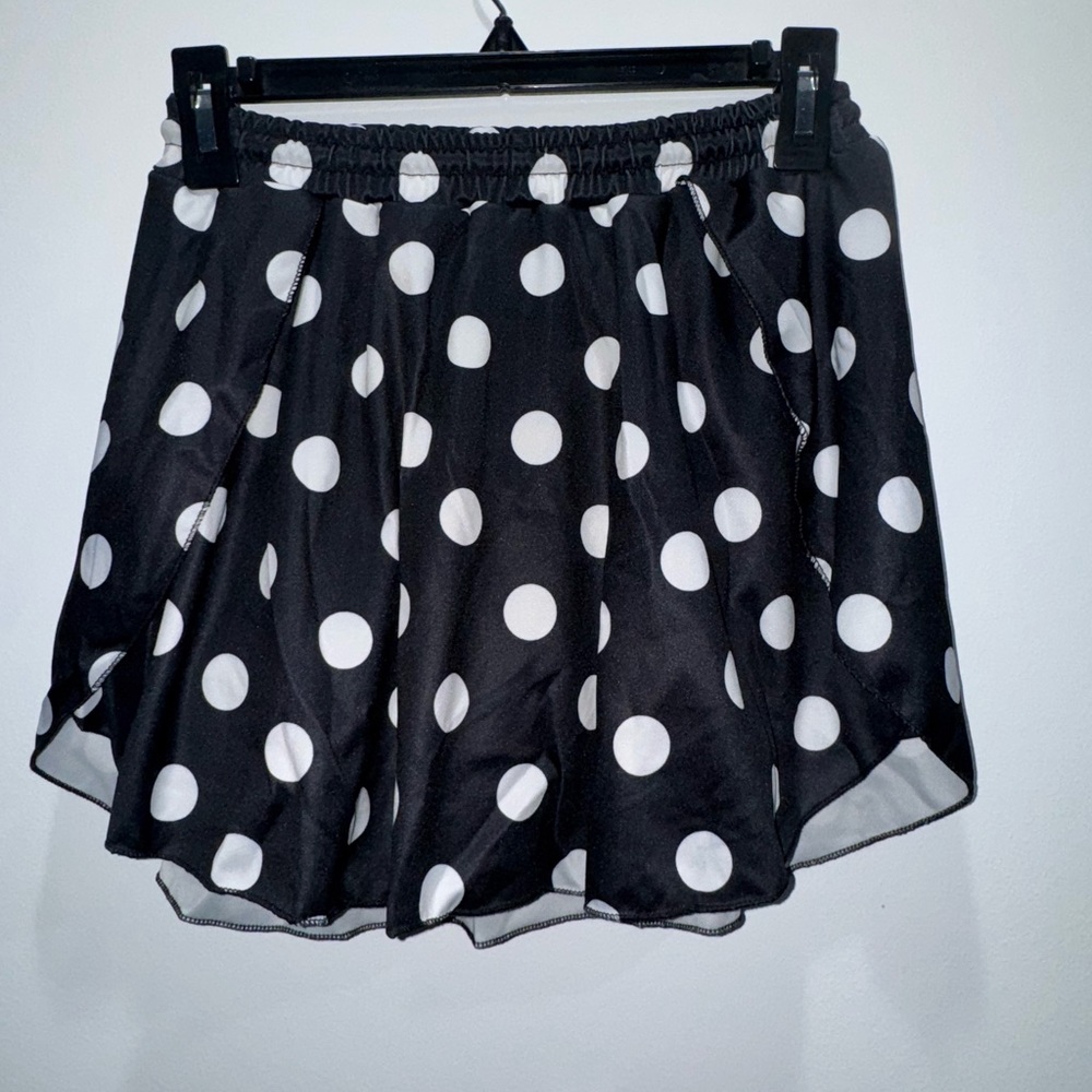 Polka Dot Black and White Skirt
